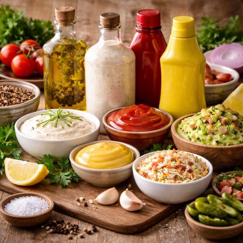 Dressings, Table Sauces & Sides